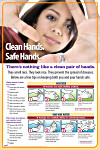 Clean Hands are Safe Hands Poster #406