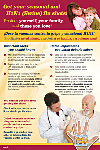 Gen. Public Seasonal/H1N1 Flu Prev. Poster