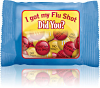 I got my Flu Shot, Did You? M&M® Snack Pack