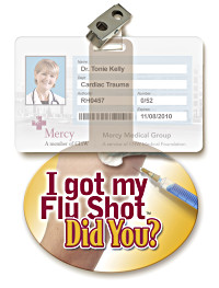 I got my Flu Shot, Did You? Peek-a-Boo™