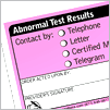 Abnormal Test Result Label