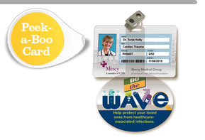 Wave Campaign Peek-a-Boo Card